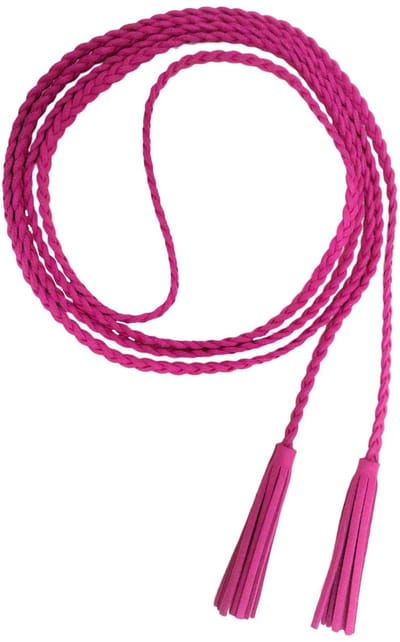 Inovra- Tailleriem Gemaakt van Leer - Heupriem Dames - Riem met Kwastjes - Lengte 160cm - Geschikt voor Taille Onder 35'' - Comfortabel en Zacht