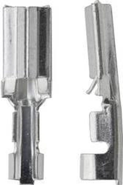 Vogt Verbindungstechnik Steekschoen Contactoppervlakte Vertind 100 stuk(s) (l x b) 13.7 mm x 3.8 mm