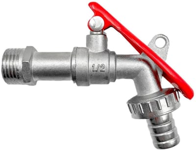 Dailygoods- Afsluitbare Kraan - Zinklegering - 1/2" Schroefdraad - Anti-diefstal - Buitenkraan - Duurzaam Vergrendelingsmechanisme