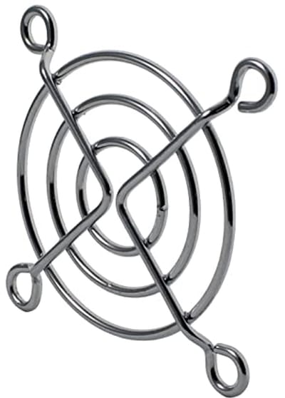 Ventilatorrooster - Ventilatorbescherming - Koeling Verbeteren - Metalen Constructie - 50x50mm - Zilver