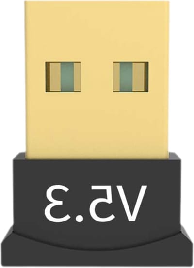 Draadloze adapter, zwarte 5.3 USB Adapter voor PC, Dongle Transmitter voor Desktop-Laptops, Computeraccessoires, Draadloze Adapter voor