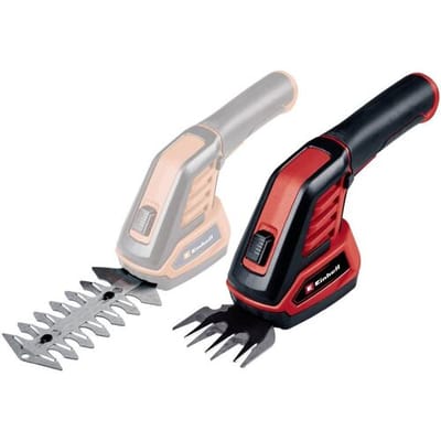Einhell Accu Gras-/Heggenschaar GC-CG 3,6/70 Li WT 3,6 V/Li-ion - 2.0 Ah accu - Knipbreedte grasschaar: 70 mm - Snoeibreedte heggenschaar: 11 cm - Incl. lader