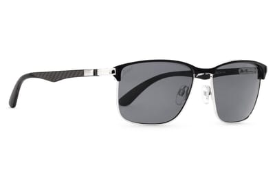 Jackie L zonnebril Toulon ZO-0250A Carbon zilver-black - grijs polarised TAC – UV400