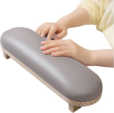 Nagel Armsteun - Handsteun Manicure - Nagels Verzorgen - Antislip & Waterdicht - 39.5 cm Lengte - Zwart