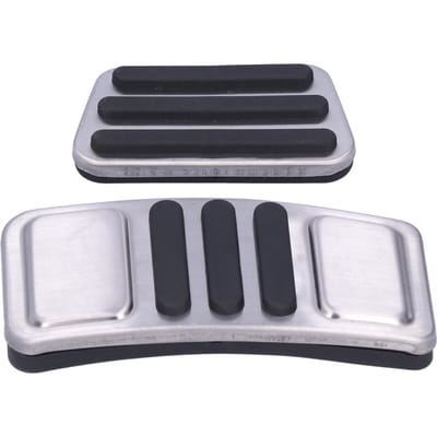 2 stuks Gaspedaal Cover Rempedaal Pad Antislip Geschikt voor Ford Mustang 20152019 gray