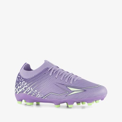 Dutchy FG kinder voetbalschoenen paars groen - Maat 32 - Uitneembare zool