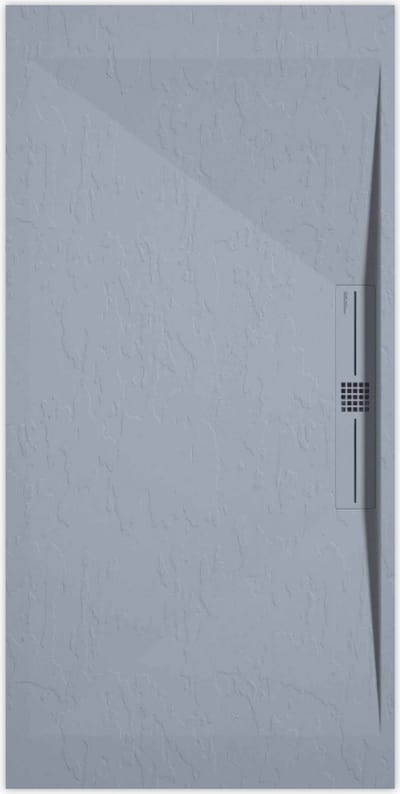 Sanifun douchebak Stone Side Gray Slate 1000 x 900 P