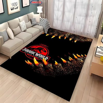 Klassieke Film Dinosaurus P-Park Groot Tapijt voor Thuis Woonkamer Kinderkamer Sofa Deurmat Keuken Vloerkleed Antislip Decor 100*120cm