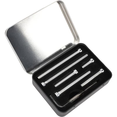 6 Stuks Pool Keu Gewicht Bouten Set 0.2 0.4 0.5 0.8 1.0 1.5 Oz Aluminium Biljartstok Gewicht Schroef gray