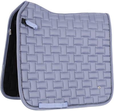 Qhp Zadeldek Aubree Misty Blue - Dress Full | Zadeldekje paard