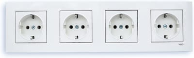 Stopcontact Panasonic Viko Wandcontactdoos Inbouw WIT-Randaarde-Compleet-Karre Serie