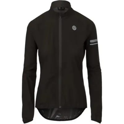 AGU Premium Seamless - Fietsshirt Lange Mouwen - Thermo Wielrenshirt - Heren - Zwart - XS/S - Windbestendig - Waterafstotend - Ademend - YKK Rits - Achterzakken