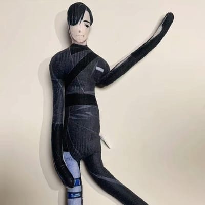 Anime Buitenaards Wezen Podium Ivan Pluche Pop Speelgoed Till Gevulde Poppen Grappige Abstracte Draaibare Vorm Kamerdecoratie Figuur Accessoires 28cm black