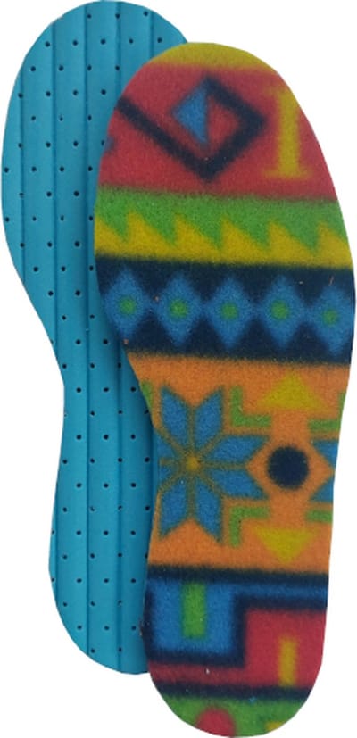 Ronilux Fleece Inlegzool voor Kinderen- Winter Inlegzool met Koolstof - Tegen koude voeten - Warm en zacht - Maat 26/27