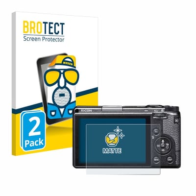 BROTECT - Screenprotector voor Ricoh GR IIIx / IIIx HDF - Folie Beschermfolie matte 2 Stuks