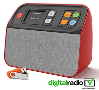 Digitale radio DAB/DAB+FM en muziekspeler voor alle leeftijden