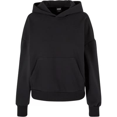 Urban Classics Cozy Oversized Hoody Dames Trui met capuchon - zwart - L