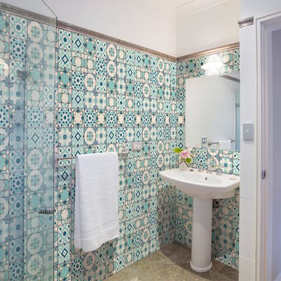 Zelfklevende tegelmuurstickers voor keuken en badkamer - 60 Vinciano Azulejos tegelstickers - 60 stickers 20x20cm