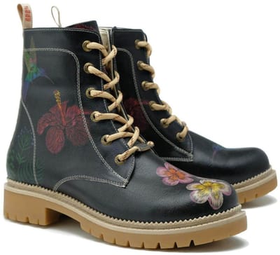 Goby Hummingbird Dames Laarzen - Handmade - Vegan Leer - Maat 37