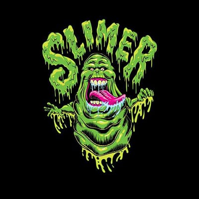 Ghostbusters Slimer Men's T-Shirt - Black - S