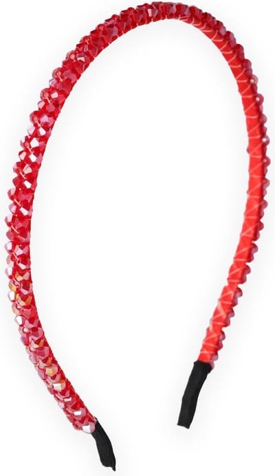 Lajetti Skinny Diadeem Rood - Dames Haarband