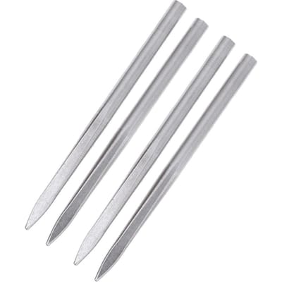 4 pièces en acier inoxydable paracorde Fid laçage couture tressage aiguilles 80x5mm 80x5mm