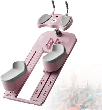 Ruggengraat Trainer - Kruipoefenapparaat Core - Mobiliteit Verbeteren - 3 Hoogte-instellingen - 70 cm Bereik - Roze