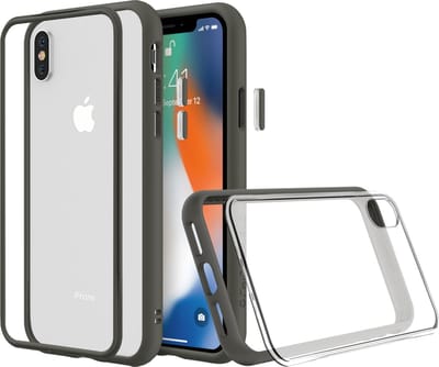 Rhinoshield MOD NX Backcover Hoesje - Geschikt voor Apple iPhone XS Max - Gsm case - Graphite
