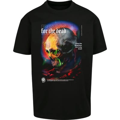 Mister Tee - Pray For The Dead Oversize Heren T-shirt - XS - Zwart