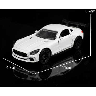 (Verpakt) 1:38 Legering Auto Model Simulatie Benz Gt Voertuig Pull Back Auto Sieraden Verzameling Speelgoed Voor Jongen Kinderen