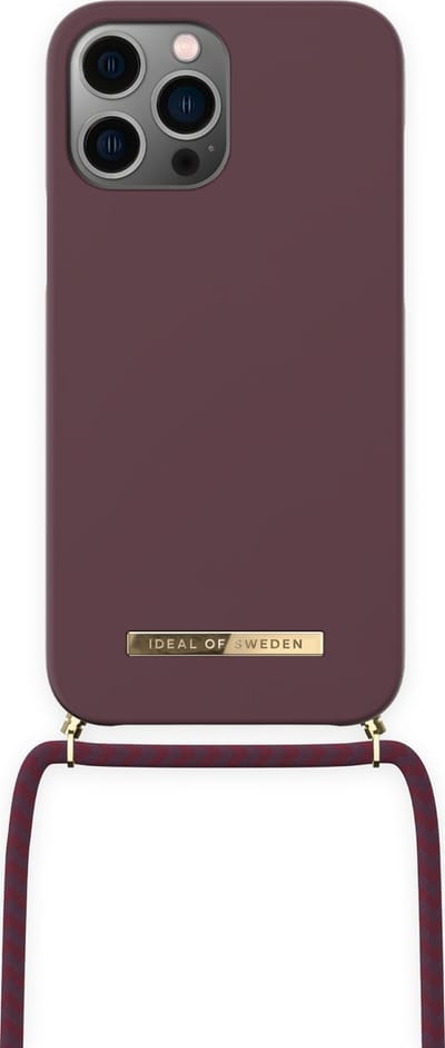 iDeal of Sweden Ordinary Phone Necklace Case iPhone 13 Pro Max Deep Cherry