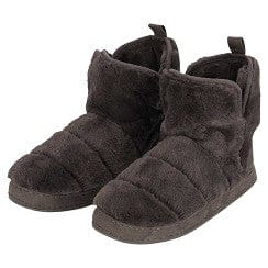 Apollo - Hoge sloffen dames - Fake Fur - Antraciet - Maat 37/38 - Sloffen dames - Warme sloffen dames