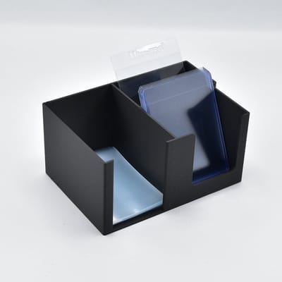 Combi Opbergbox voor Sleeves, Toploaders & Semi-Rigids – TCG Kaartenhouder voor Pokémon & Trading Cards - Kleur Zwart