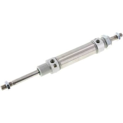 ISO 6432 Ronde Dubbelwerkende Cilinder 25-50mm - Magnetisch - Demping - Buitendraad - Dubbele Zuigerstang