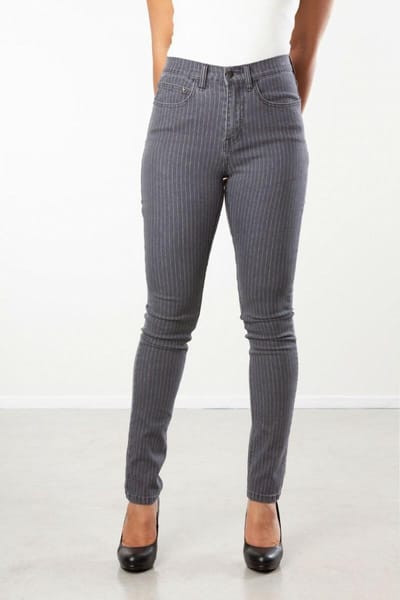 New Star dames broek Montreux grijs/wit - maat 28