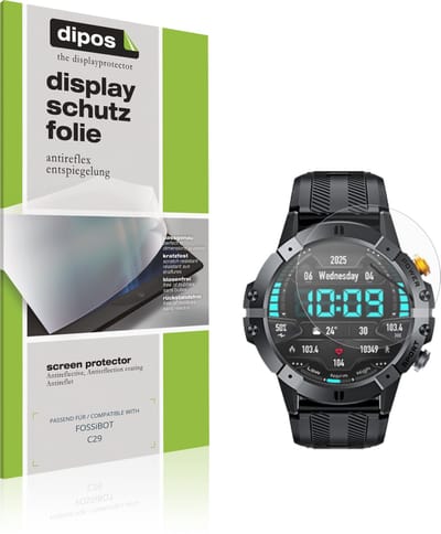 dipos – 6x Matte Beschermfolie geschikt voor FOSSiBOT C29 | Krasbestendige & antireflecterende Screenprotector Ultra-Thin