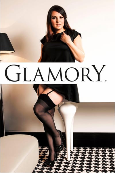 Glamory jarretel kousen perfect20 maat 56/58 zwart