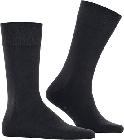 FALKE Sensitive New York met comfort tailleband lyocell sokken heren blauw - maat 43-46