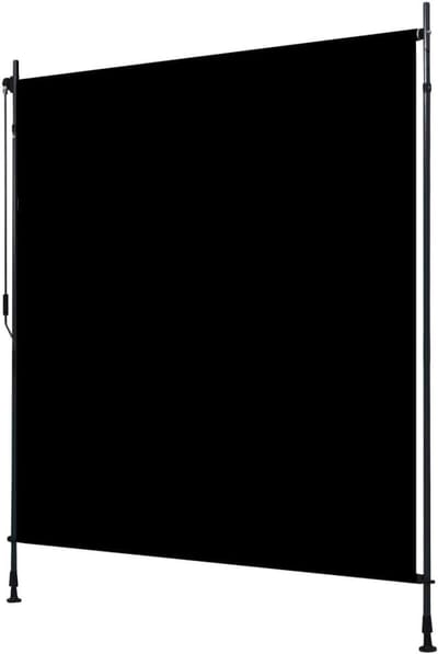 Buiten Rolgordijn - Terrasscherm - Privacy en Schaduw - Verstelbare Palen - 200x270 cm - Antraciet