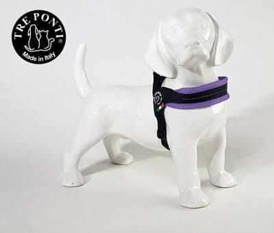 Tre Ponti Fibbia Verstel. Mesh Refl. 1 Lila Tot 3 kg