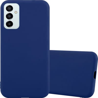 Cadorabo Hoesje geschikt voor Samsung Galaxy M23 5G in CANDY DONKER BLAUW - Beschermhoes gemaakt van flexibel TPU silicone Case Cover
