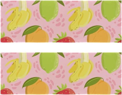Microfiber Sport Handdoek - Gym Handdoek Atletisch - Snel Zweet Absorberen - Extra Zacht Sneldrogend - 29.5x81.5cm - Veelkleurig Fruit