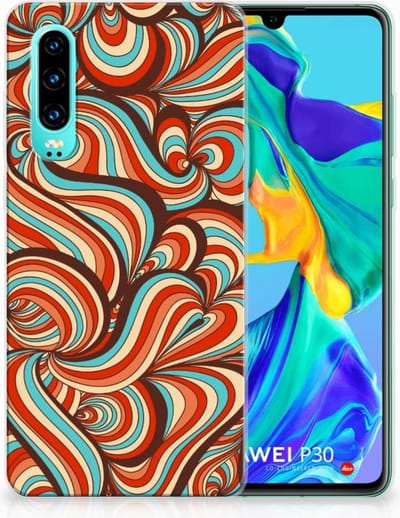 TPU Hoesje voor Huawei P30 Hoesje maken Retro