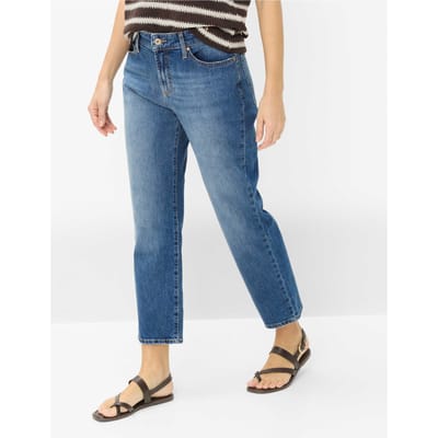 Brax Dames Jeans  Style MADISON S USED LIGHT BLUE, denim blauw regular, maat 44L