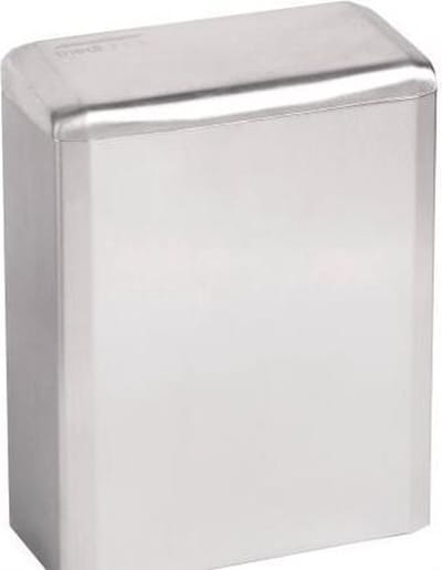 Mediclinics | Hygiënebak | Gesloten | 6 liter | RVS Hoogglans