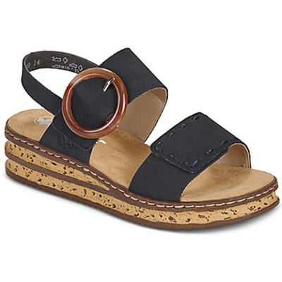 Rieker  Sandalen met sleehak 62950-14
