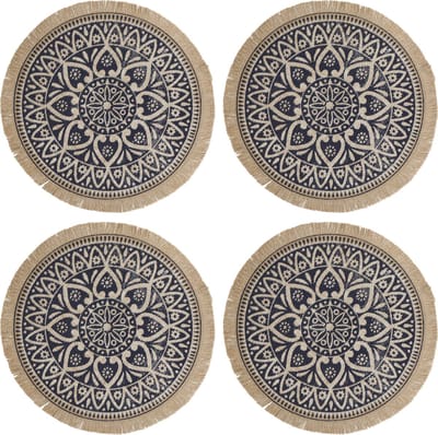 Creative Tops Placemats - Ronde Placemats Set van 4 43 centimeter