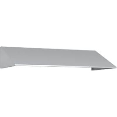 Schuin dak uitbouw voor C+P lockerkast Resisto, helling 26°, B 1148 x D 540 x H 230 mm, staal, lichtgrijs RAL 7035