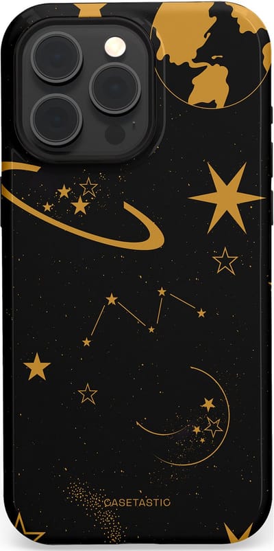 Casetastic Hoesje Geschikt voor Apple iPhone 15 Pro Max Magsafe - Stijlvolle Beschermende Duo-layer Case - Nachtelijk uitzicht