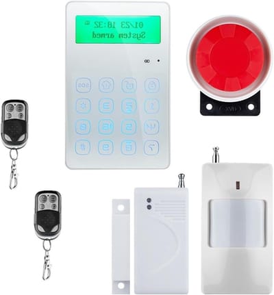 Beveiligingssysteem Thuis - Slim Alarm - Huis Beveiligen - Draadloze Signalen - 22.9 x 12.7 cm - G3GA